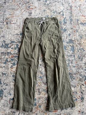 PAIGE Drawstring Pants in Olive Green